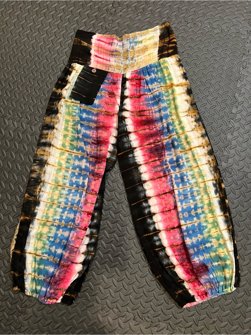 Women’s Tie-Dye Harem Pants - Multicolor